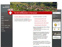 Tablet Screenshot of hornussen.ch